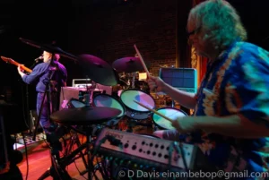 Dissonati, Seaprog 2013, Columbia City Theater Main Stage, 30 June, 2013. L-R: Ron Rutherford, John Reagan. Photo by D.Davis