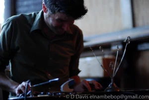 Bill Horist, Seaprog 2013, Columbia City Theater Front Room, 30 June, 2013. Bill Horist. Photo by D.Davis