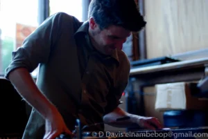 Bill Horist, Seaprog 2013, Columbia City Theater Front Room, 30 June, 2013. Bill Horist. Photo by D.Davis