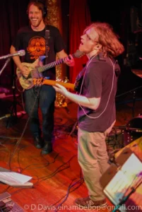 miRthkon, Seaprog 2013, Columbia City Theater Main Stage, 29 June, 2013. L-R: Travis Andrews, Wally Scharold. Photo by D.Davis