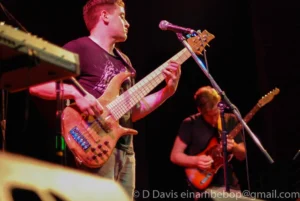 Operation ID, Seaprog 2013, Columbia City Theater Main Stage, 29 June, 2013. L-R: David Balatero, Jared Borkowski. Photo by D.Davis
