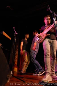 Operation ID, Seaprog 2013, Columbia City Theater Main Stage, 29 June, 2013. L-R: Jared Borkowski, Rob Hanlon, David Balatero. Photo by D.Davis