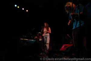 Thinking Plague, Seaprog 2013, Columbia City Theater Main Stage, 30 June, 2013. L-R: Elaine Di Falco, Mike Johnson