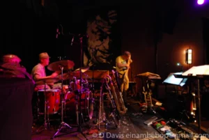 Zhongyu, Seaprog 2013, The Royal Room, 20 June, 2013. L-R: Randy Doak, Jon Davis