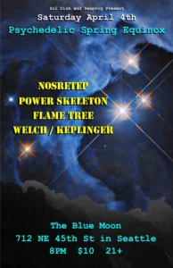 Poster for 2026 Psychedelic Spring Equinox event